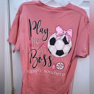 Simply Southern Coral Graphic Tee